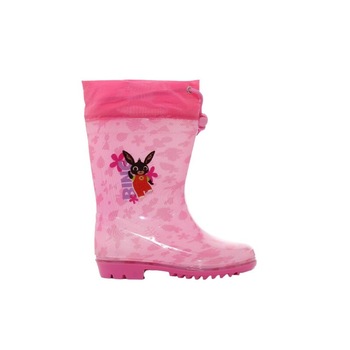 Cizme de cauciuc din PVC, fara inchidere, Bing, roz 30 Cizme de cauciuc din PVC, fara inchidere, Bing, roz 30