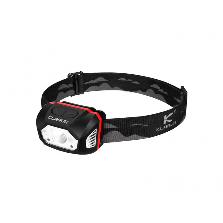 Lanterna frontala Klarus HM1, 440 lm, 100 m, LED, 1 x 1800mAh reincarcabil, Senzor de miscare, IPX-6, Plastic ABS