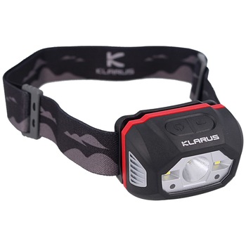 Lanterna frontala Klarus HM1, 440 lm, 100 m, LED, 1 x 1800mAh reincarcabil, Senzor de miscare, IPX-6, Plastic ABS Lanterna frontala Klarus HM1, 440 lm, 100 m, LED, 1 x 1800mAh reincarcabil, Senzor de miscare, IPX-6, Plastic ABS