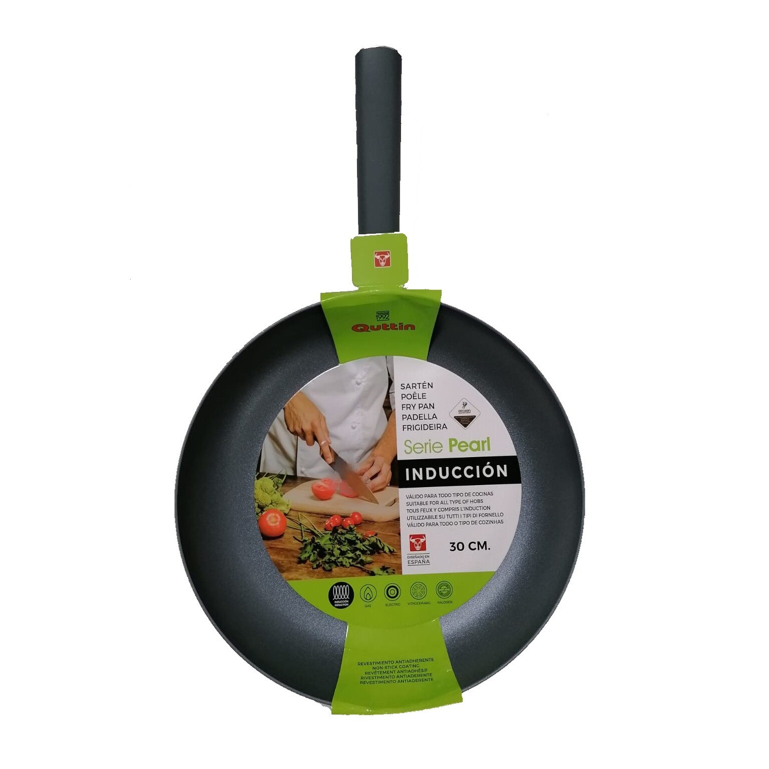 Tigaie Quttin, aluminiu cu strat antiaderent, 30cm