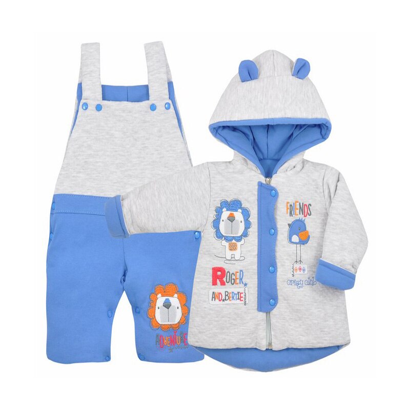 Compleu 2 piese iarna baieti Koala Roger 04-534A-68-cm, Albastru 65628
