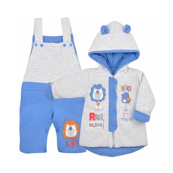Compleu 2 piese iarna baieti Koala Roger 04-534A-68-cm, Albastru 65628 Compleu 2 piese iarna baieti Koala Roger 04-534A-68-cm, Albastru 65628