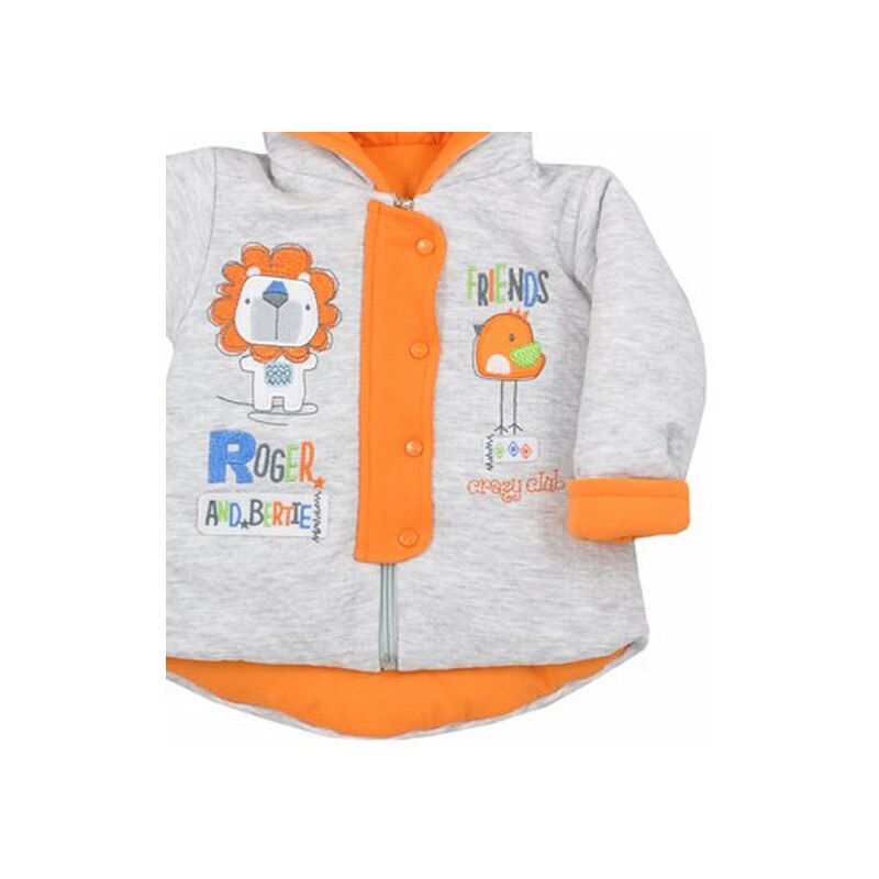 Compleu 2 piese iarna baieti Koala Roger 04-534-62-cm, Portocaliu 65627
