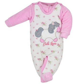 Compleu 2 piese pentru fete Koala Zabawka 05-320R-62-cm, Multicolor 23939 Compleu 2 piese pentru fete Koala Zabawka 05-320R-62-cm, Multicolor 23939