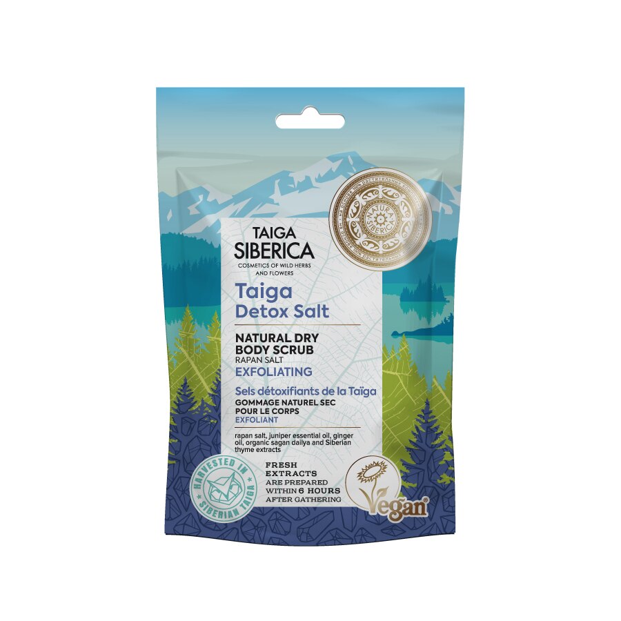 Scrub de corp Taiga Siberica Natural Dry Exfoliating, 250 g