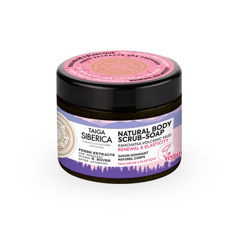 Scrub Taiga Siberica Natural Renewal and Elasticity, 300 ml