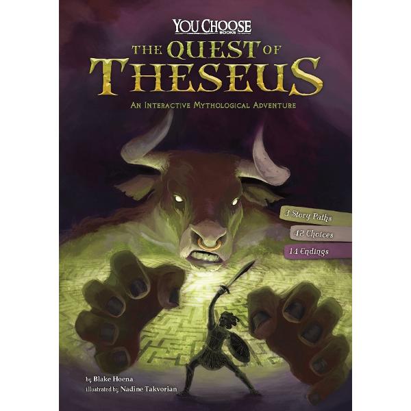 The Quest of Theseus: An Interactive Mythological Adventure - Blake Hoena, Carolyn Arcabascio