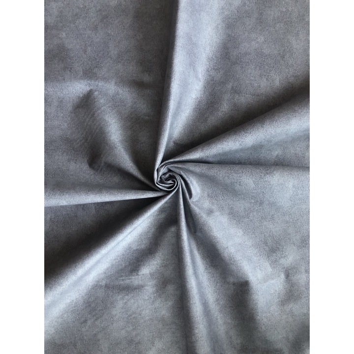 Tesatura tapiterie catifea din Synergy Textile SRL, Gri deschis, 310gr/mp, 142cm