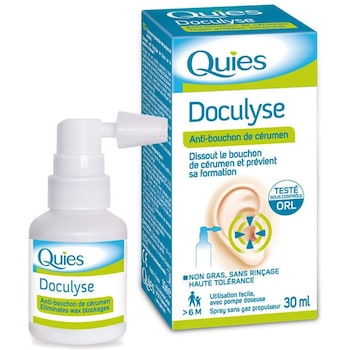 Spray auricular Quies® Doculyse pentru eliminarea dopurilor de ceara din ureche, 30 ml Spray auricular Quies® Doculyse pentru eliminarea dopurilor de ceara din ureche, 30 ml