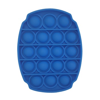 Jucarie antistres din silicon, Pop it now, 10x8x1.5 cm, Albastru Jucarie antistres din silicon, Pop it now, 10x8x1.5 cm, Albastru