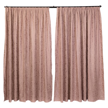Set doua draperii Hiko IMPERIAL SHADOW roz pudra 2x200x245cm, cu rejansa Set doua draperii Hiko IMPERIAL SHADOW roz pudra 2x200x245cm, cu rejansa