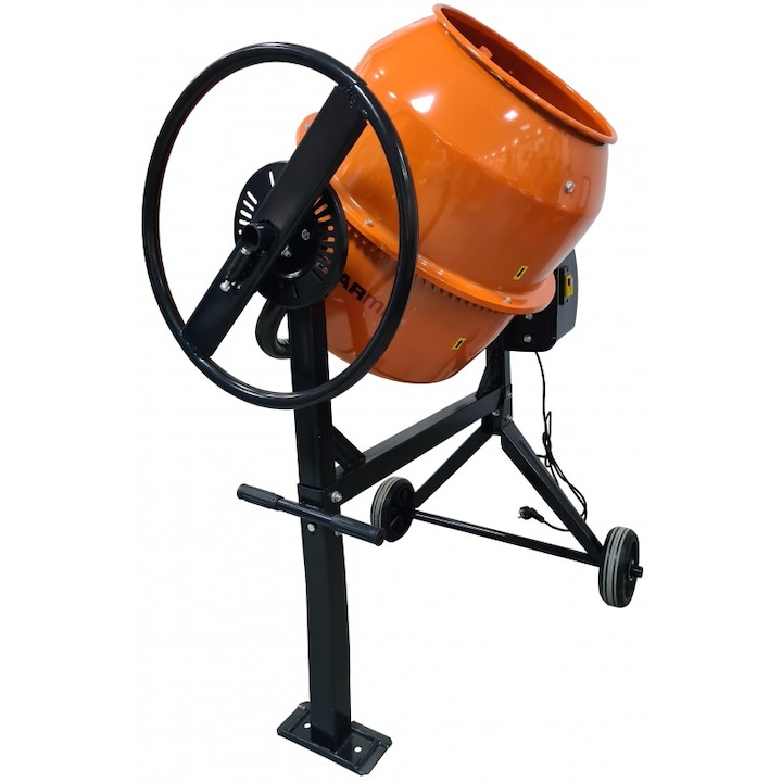 Betoniera CM200L STARMIX, volum cuva 200 litri, putere motor 850W, bobinaj motor cupru, alimentare 230V, greutate 57kg