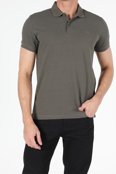 COLIN'S, Tricou polo regular fit de bumbac, Taupe