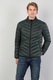 COLIN'S, Geaca cu vatelina si guler scurt, Verde inchis, XL