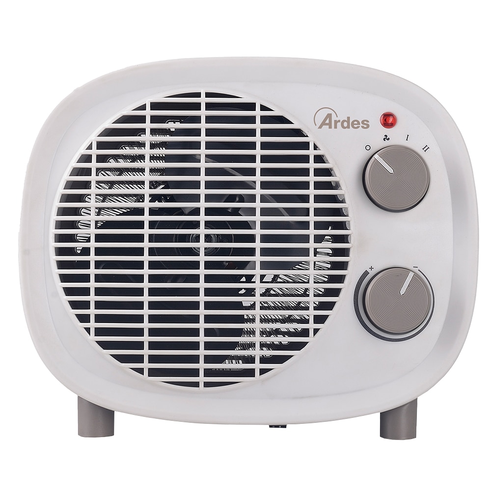Aeroterma Tune AR4F08 Ardes, 2000 W, 2 trepte de putere, indicator luminos, protectie supraincalzire, termostat, Alb/Maro