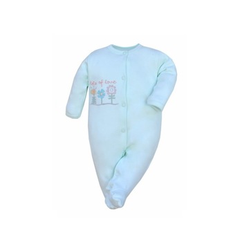 Salopeta cu maneca lunga pentru fetie Koala Flower A01-025T-68-cm, Turcoaz 6562 Salopeta cu maneca lunga pentru fetie Koala Flower A01-025T-68-cm, Turcoaz 6562