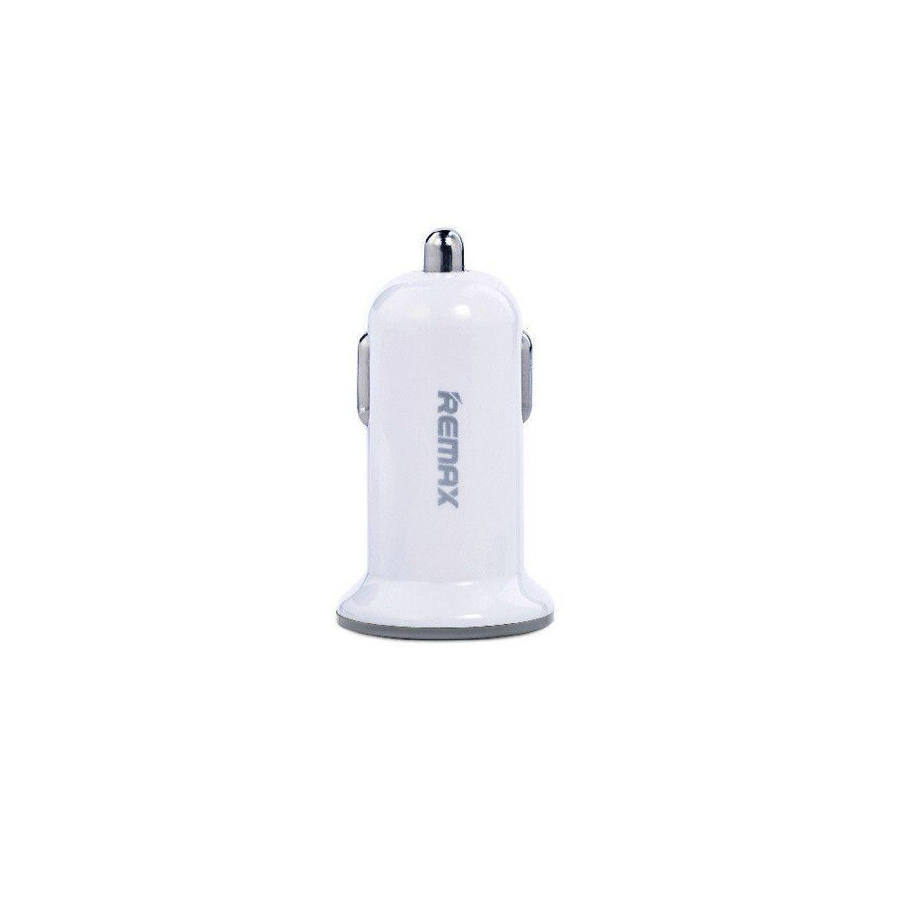 Incarcator masina premium Remax duo usb qc 2.1a 1a Alb