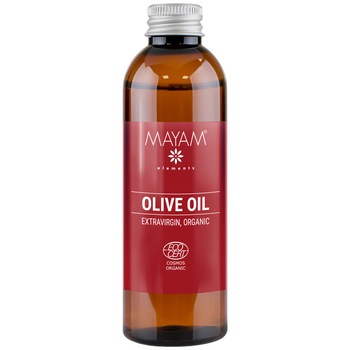 Ulei de Masline Bio extravirgin, Ecocert / Cosmos, 100 ml, MAYAM Ulei de Masline Bio extravirgin, Ecocert / Cosmos, 100 ml, MAYAM