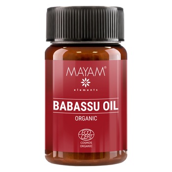Ulei de Babassu Bio, Ecocert / Cosmos, 100 ml, MAYAM Ulei de Babassu Bio, Ecocert / Cosmos, 100 ml, MAYAM