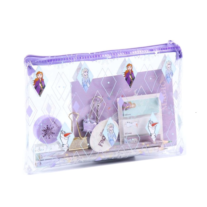 Set de papetarie Frozen II, 12 Piese