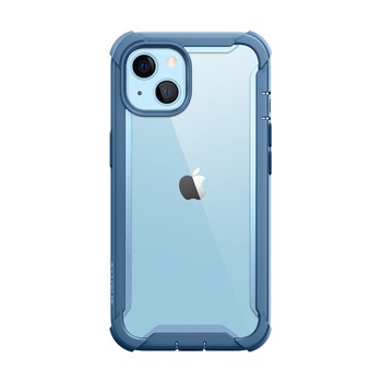Carcasa 360 grade Supcase i-Blason Ares compatibila cu iPhone 13, Protectie display, Albastru Carcasa 360 grade Supcase i-Blason Ares compatibila cu iPhone 13, Protectie display, Albastru