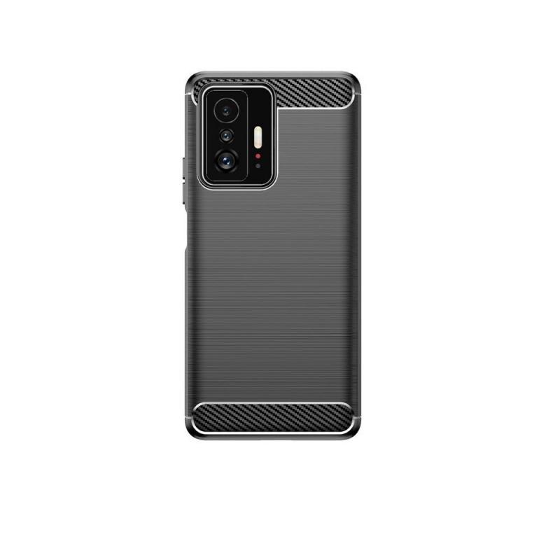 Carcasa TECH-PROTECT TPUCARBON compatibila cu Xiaomi 11T / 11T Pro Black