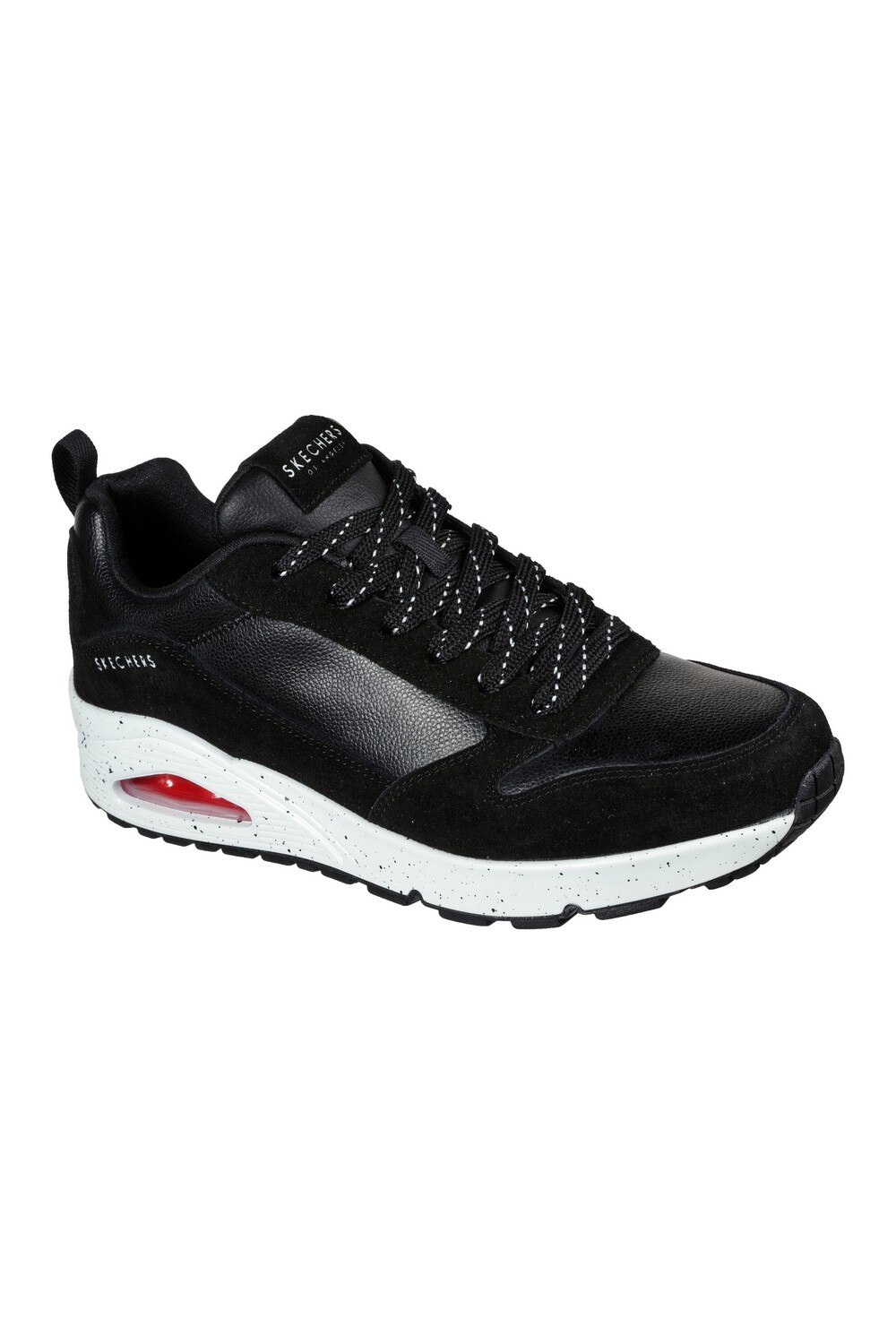 Tenisi barbati Uno Draw 2, Skechers, Negru
