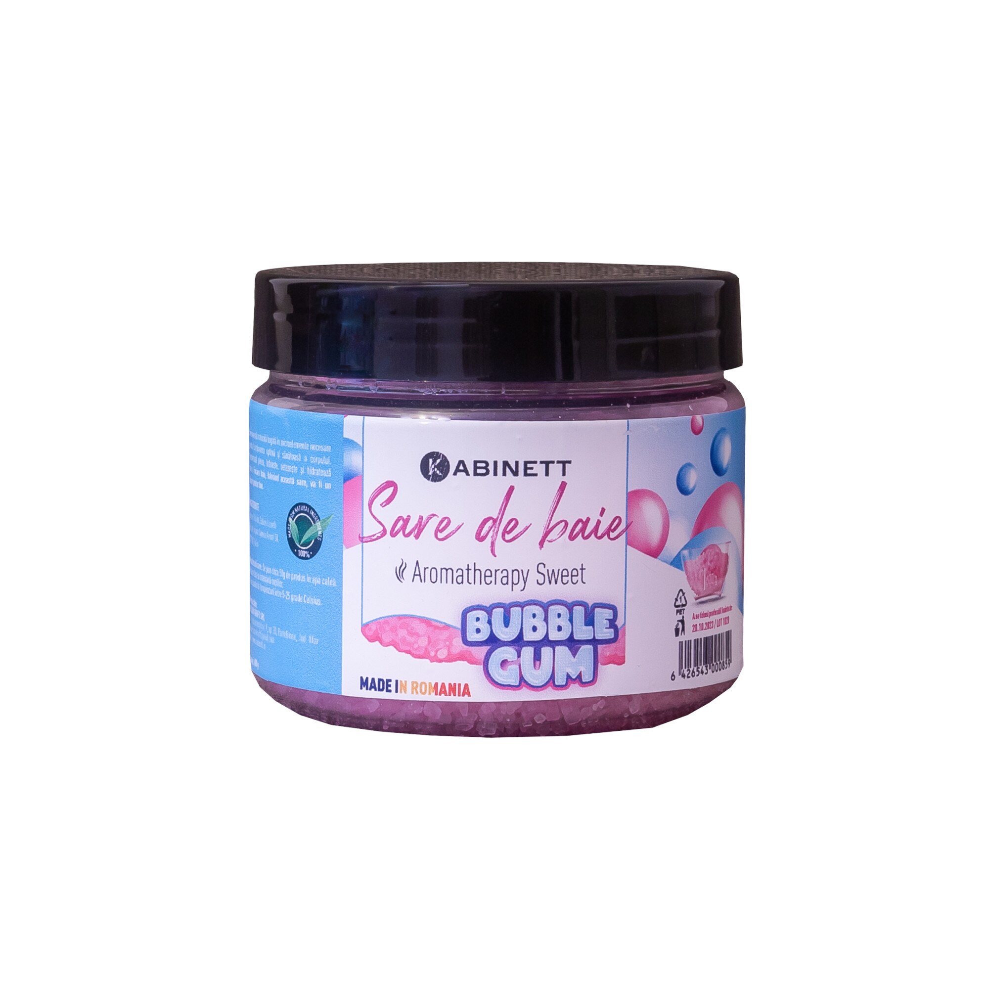 Sare de baie cu bubble gum, Kabinett, 600gr