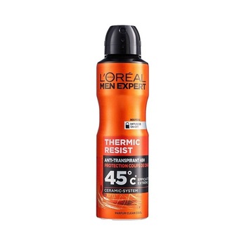 Deodorant spray pentru barbati L'Oreal Thermic Resist 45 °C, 150 ml Deodorant spray pentru barbati L'Oreal Thermic Resist 45 °C, 150 ml