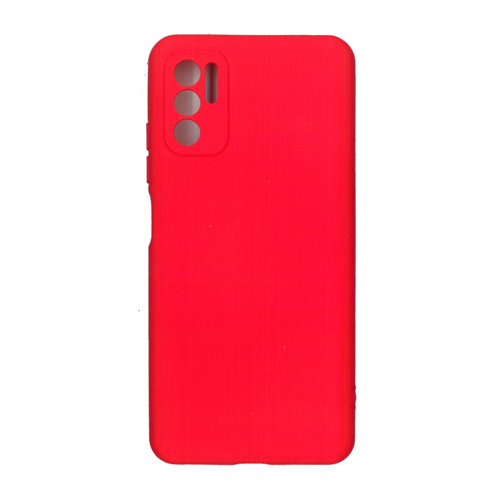 Husa Liquid, din silicon mat, pentru Redmi Note 10 5G, rosu