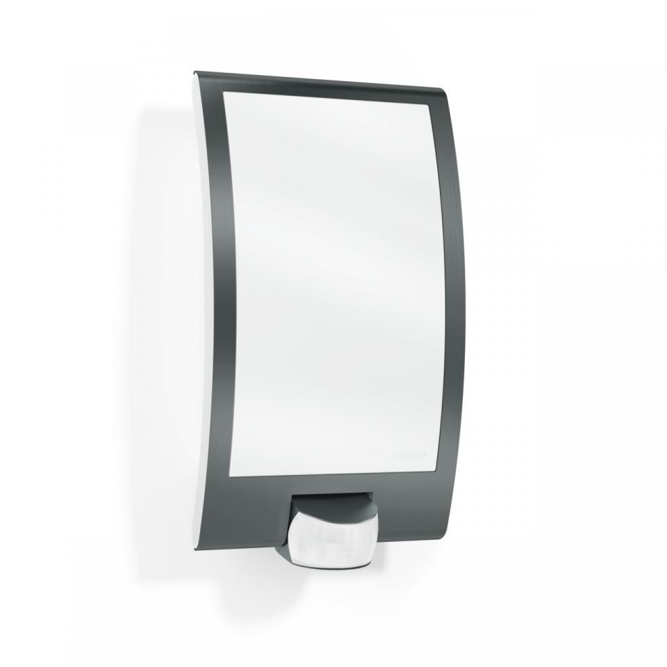 Lampa cu senzor de exterior Steinel L22, Antracit, senzor cu raza de actiune pana la 10m