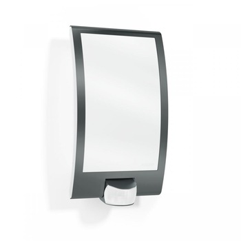 Lampa cu senzor de exterior Steinel L22, Antracit, senzor cu raza de actiune pana la 10m Lampa cu senzor de exterior Steinel L22, Antracit, senzor cu raza de actiune pana la 10m