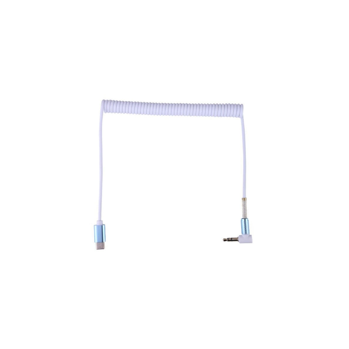 Cablu Type C la Jack 3.5 mm pentru masina, Alb