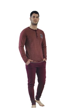 Pijamale barbati, Mundo Mix, model Classic Bordeux Men Pijamale barbati, Mundo Mix, model Classic Bordeux Men