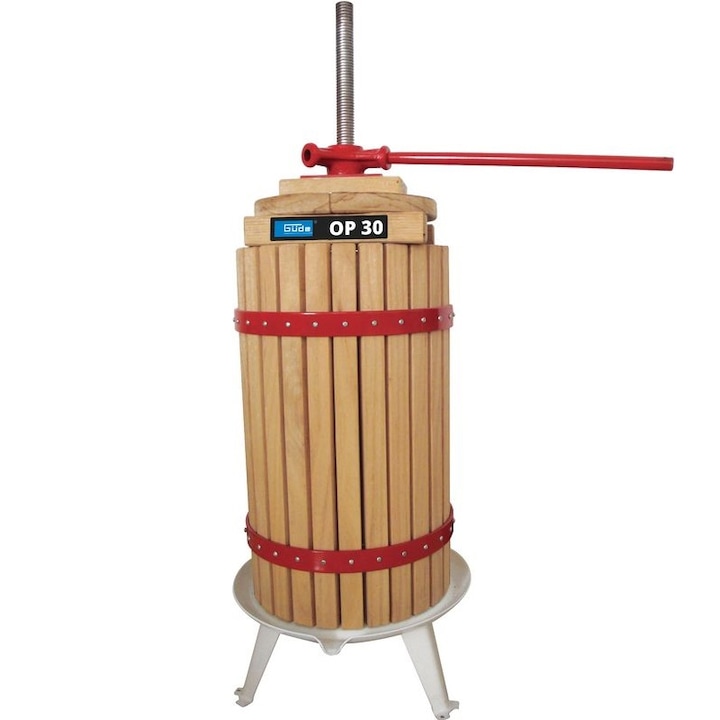 Teasc / presa manuala pentru fructe OP 30 Gude 30018, 30 litri