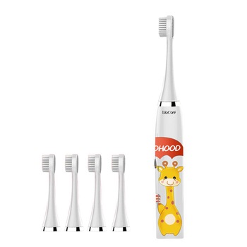 Periuta de dinti pentru copii, Lila Care, cu 5 capete, alb Periuta de dinti pentru copii, Lila Care, cu 5 capete, alb