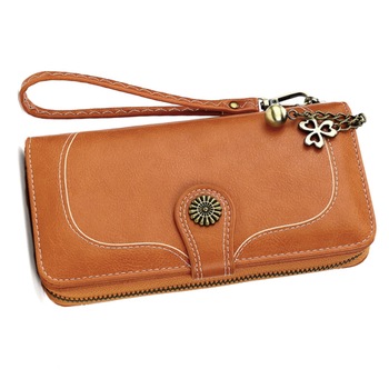 Portofel lung dama, JERMYN'S Olivia, piele, maro Portofel lung dama, JERMYN'S Olivia, piele, maro