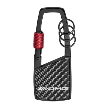 Breloc Mercedes Benz AMG Negru cu Carabina Breloc Mercedes Benz AMG Negru cu Carabina