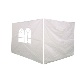 Set 2 pereti pentru pavilion Garden C1 din polietilena, impermeabil, 2 x 3 m, alb Set 2 pereti pentru pavilion Garden C1 din polietilena, impermeabil, 2 x 3 m, alb