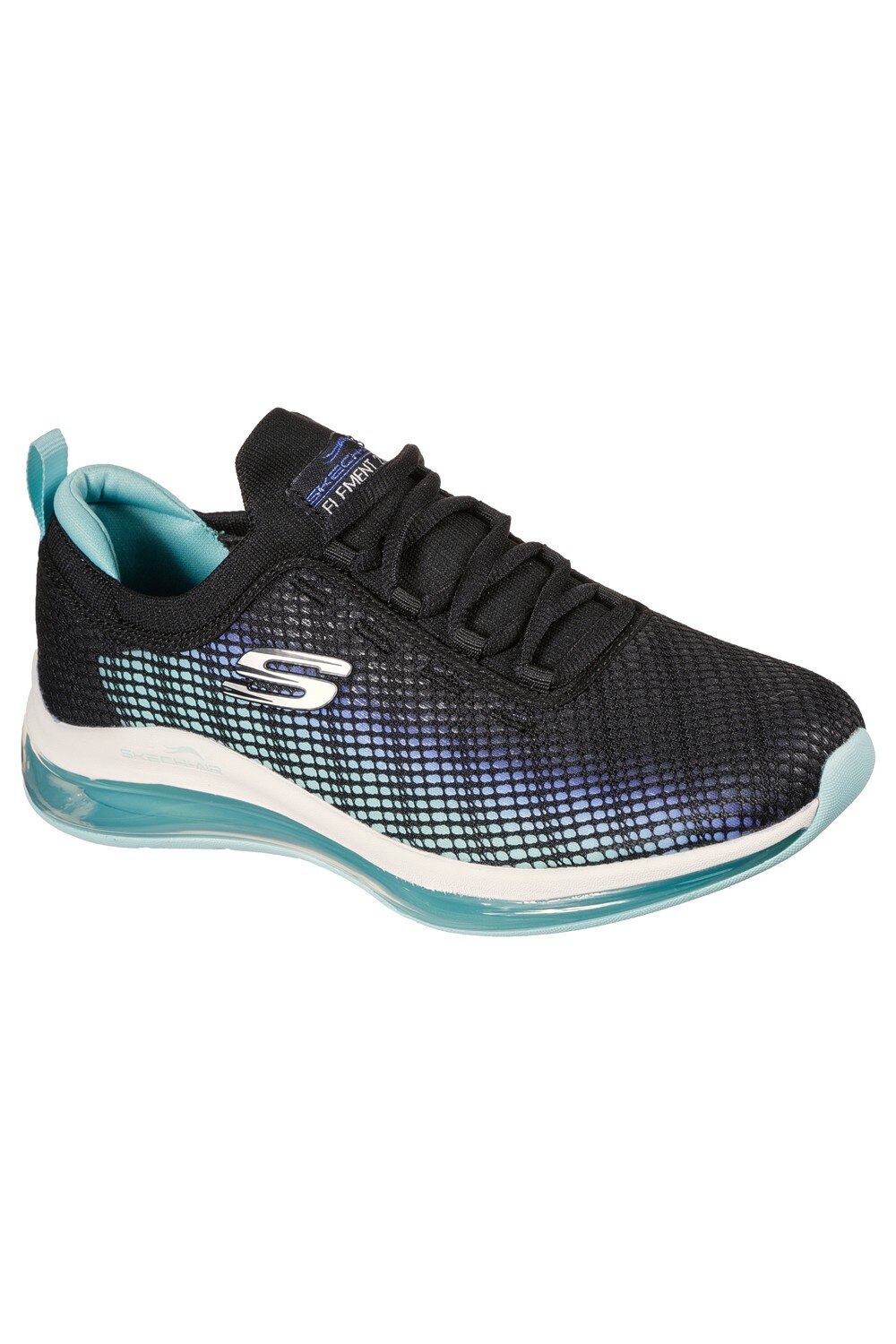 Tenisi femei Slip On Skech-Air Element 2.0 Vivid Blush, Negru