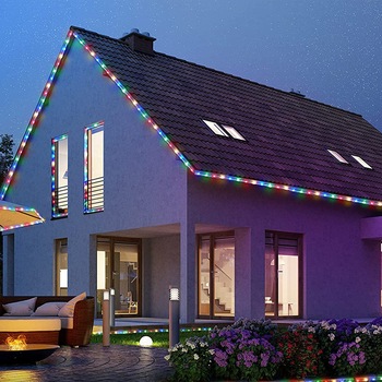 Instalatie luminoasa Craciun tip furtun 20 m, 480 leduri, 8 jocuri de lumini, multicolor, interconectabila Instalatie luminoasa Craciun tip furtun 20 m, 480 leduri, 8 jocuri de lumini, multicolor, interconectabila