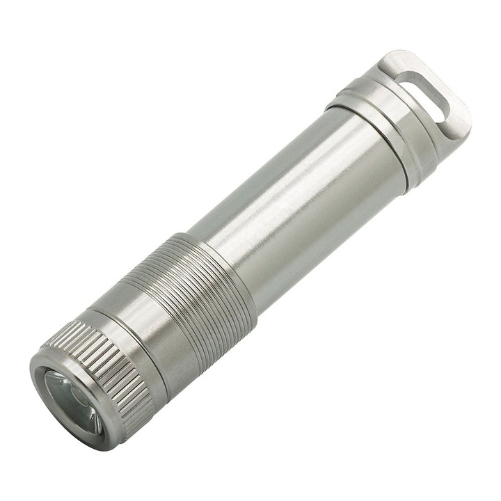 Lanterna LED 50 lumeni, TRUE UTILITY Micro TU312K, 1xAAA, argintiu