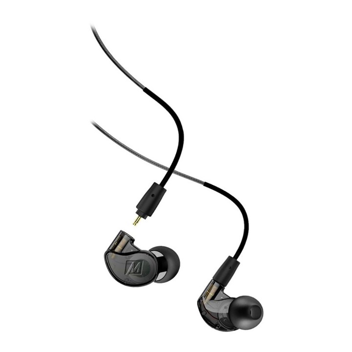 MEE AUDIO M6 PRO MKII fülhallgató, Zajszűrős, Cserélhető kabállel, Fekete