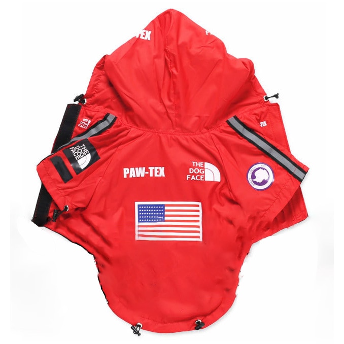 Hanorac caini The Dog Face Rosu 3XL