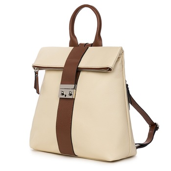 Rucsac din piele naturala Manuel bej Rucsac din piele naturala Manuel bej