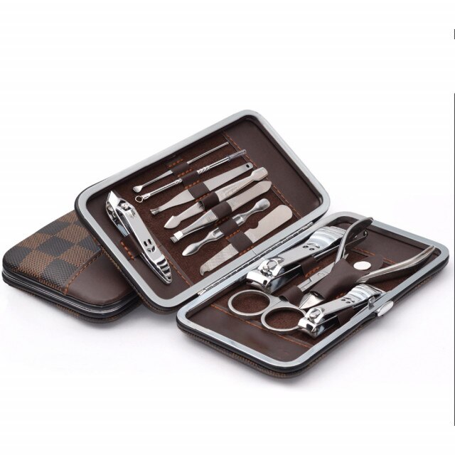 Set trusa Pufo Elegance pentru manichiura si pedichiura, 12 bucati