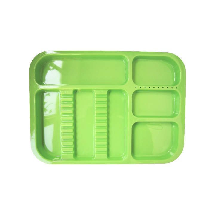 Set tavite unica folosinta, Larident, 18x14cm, verde, 100 buc