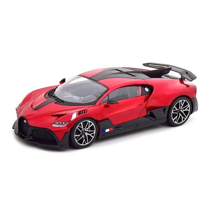 BBurago Bugatti Divo Red modell, 1:18 arány