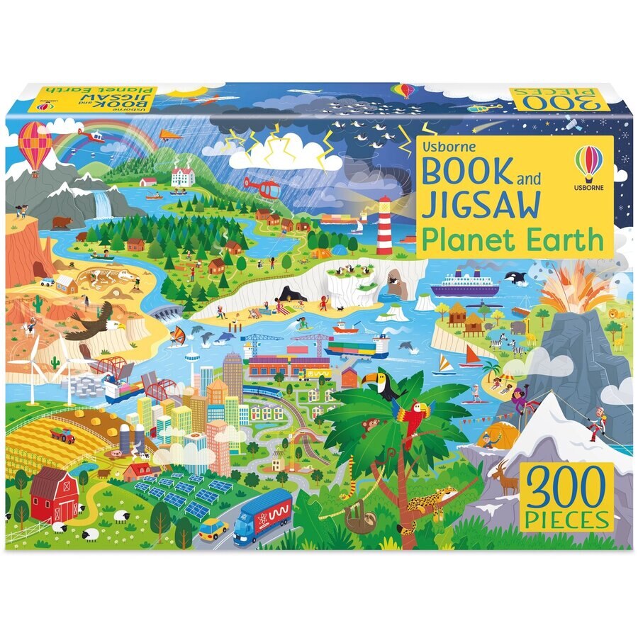 Carte Usborne - Planet Earth Book And Jigsaw, autor Sam Smith, 6 ani +