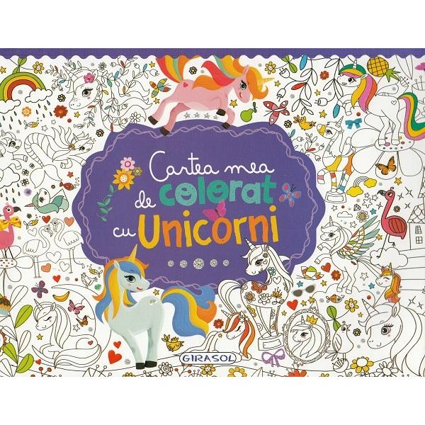 Cartea mea de colorat cu unicorni